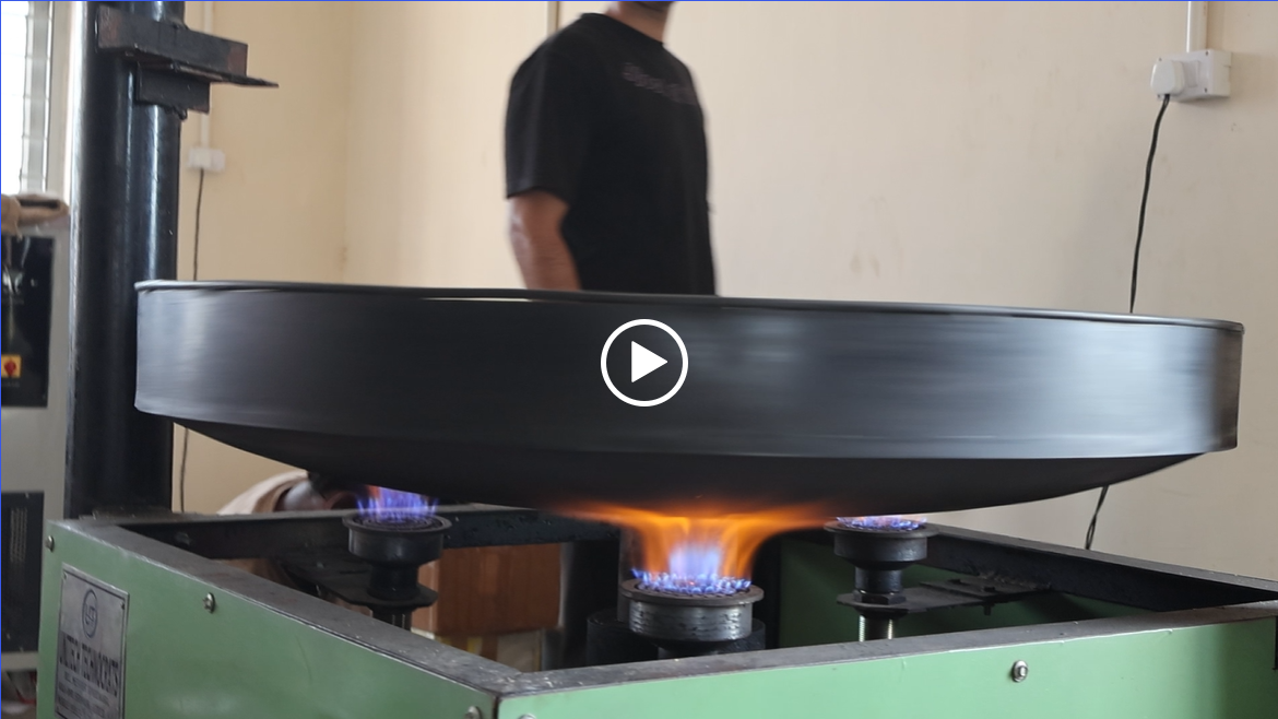 Makhana seed roasting video